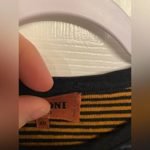 SOLD Missoni Cashmere Blend Reversible Striped Sweater - Picture 3 of 8